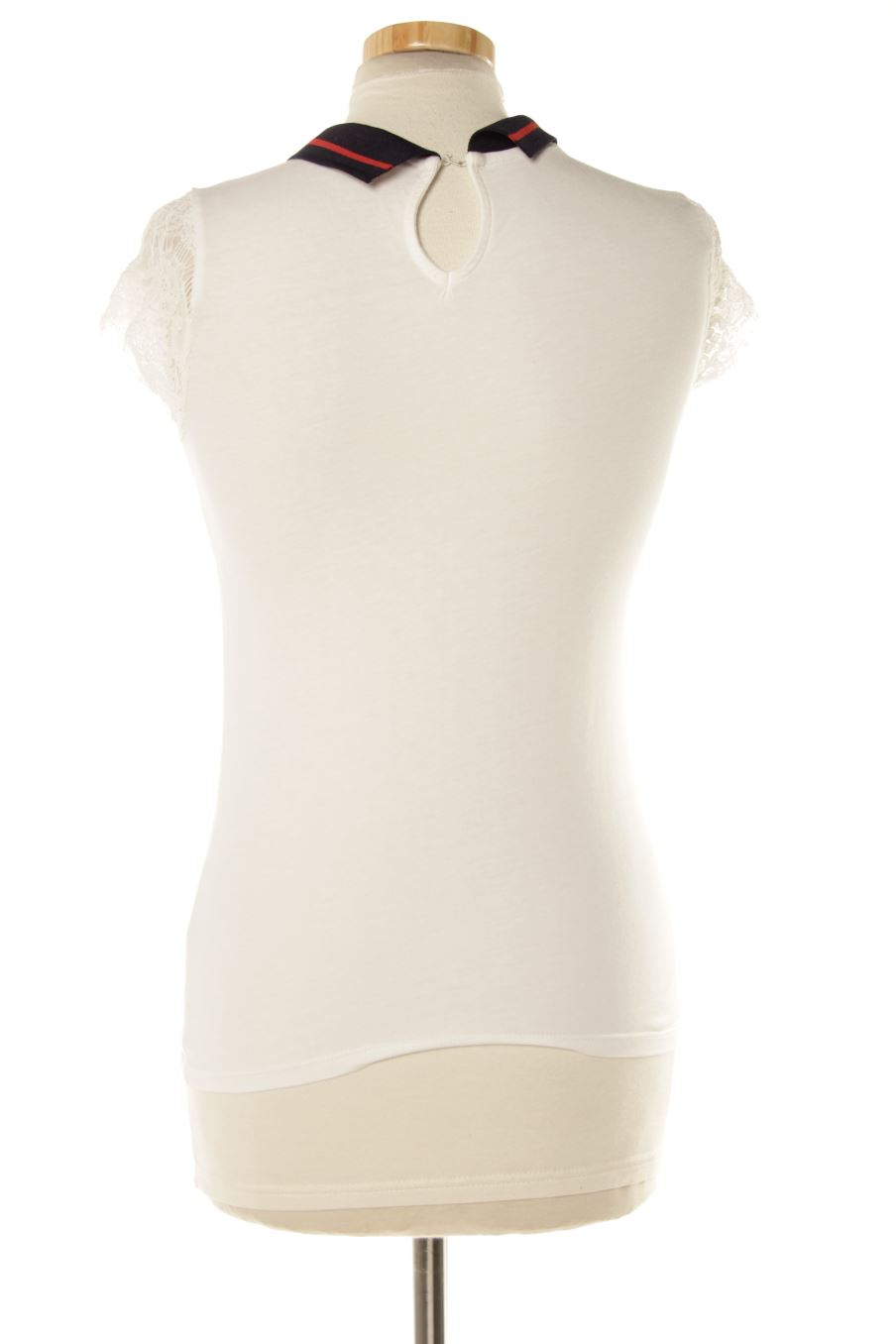 T-shirt Naf Naf de la taille XS, de couleur blanc