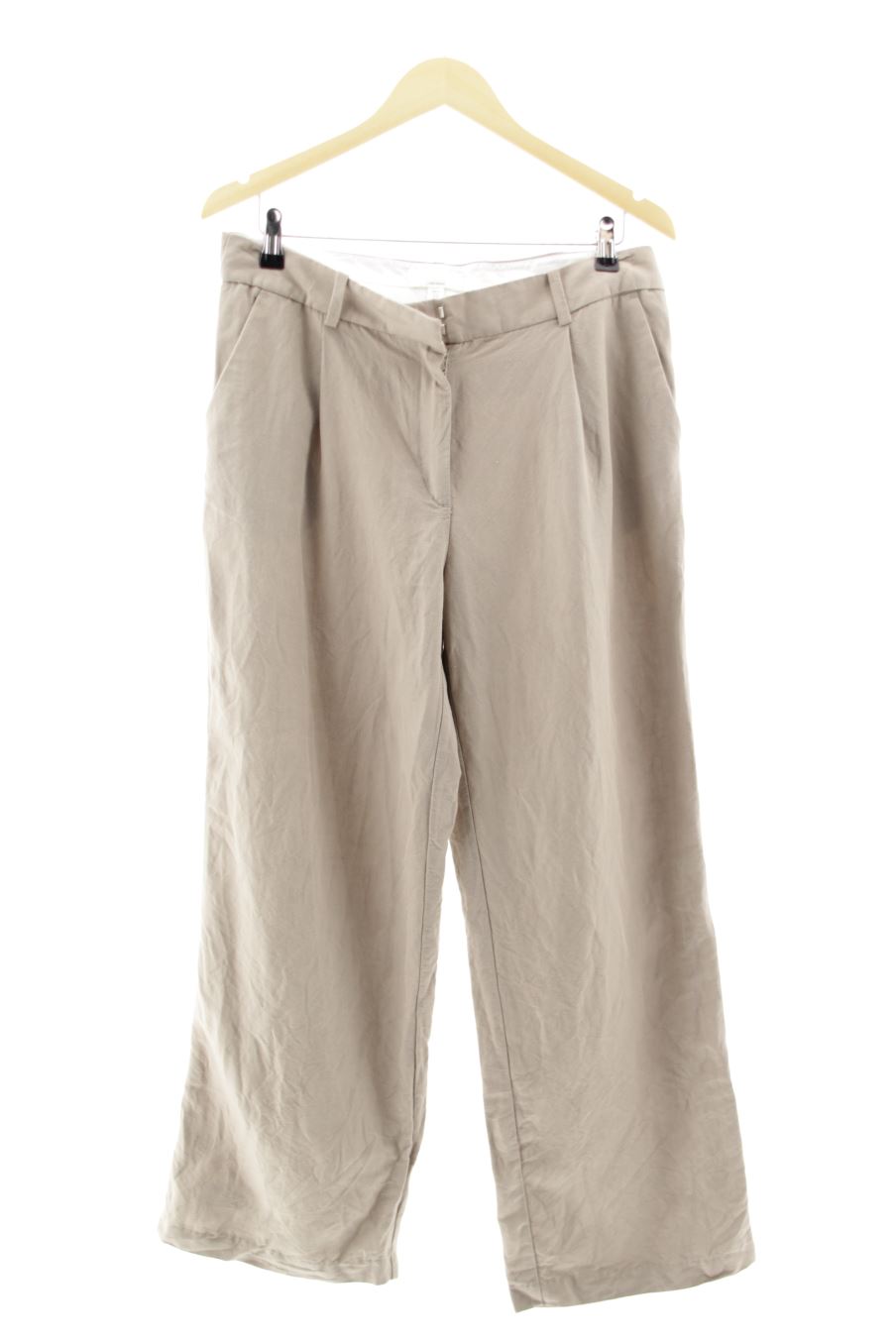 Pantalones de H&M de la talla 42, de color gris