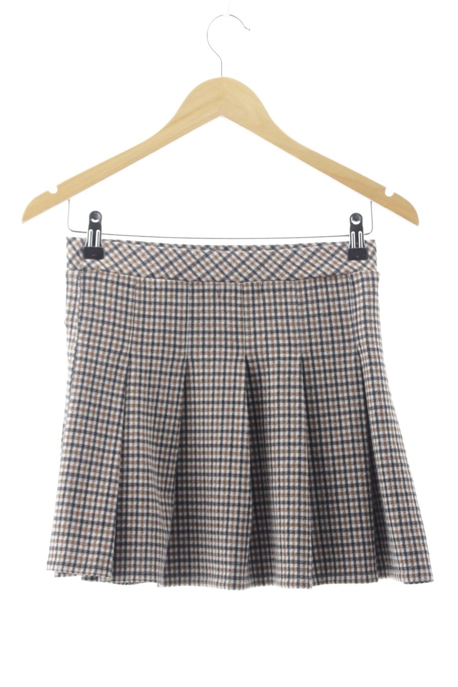 Falda de Pull & Bear de la talla M, de color cuadros