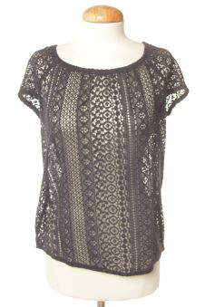 Kurzärmelige Bluse L Esprit