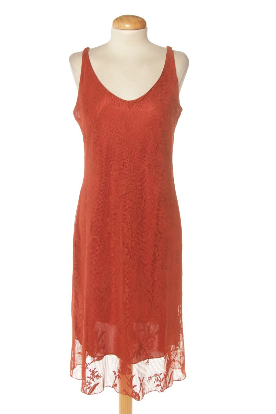 Vestido casual de LBB de la talla M, de color marrón