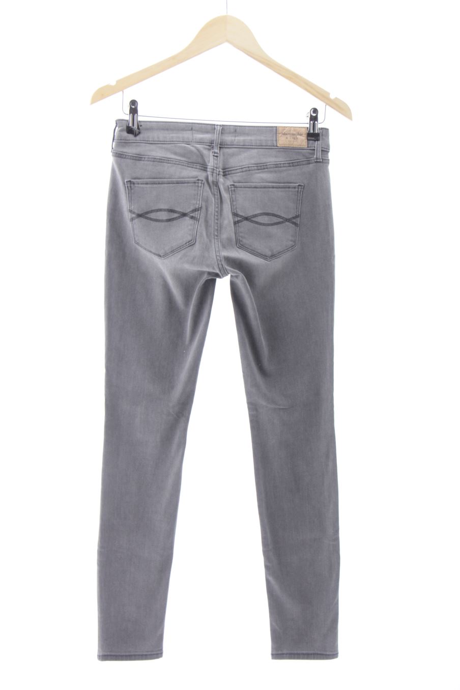 Jeans Abercrombie & Fitch de la taille 36, de couleur gris de denim
