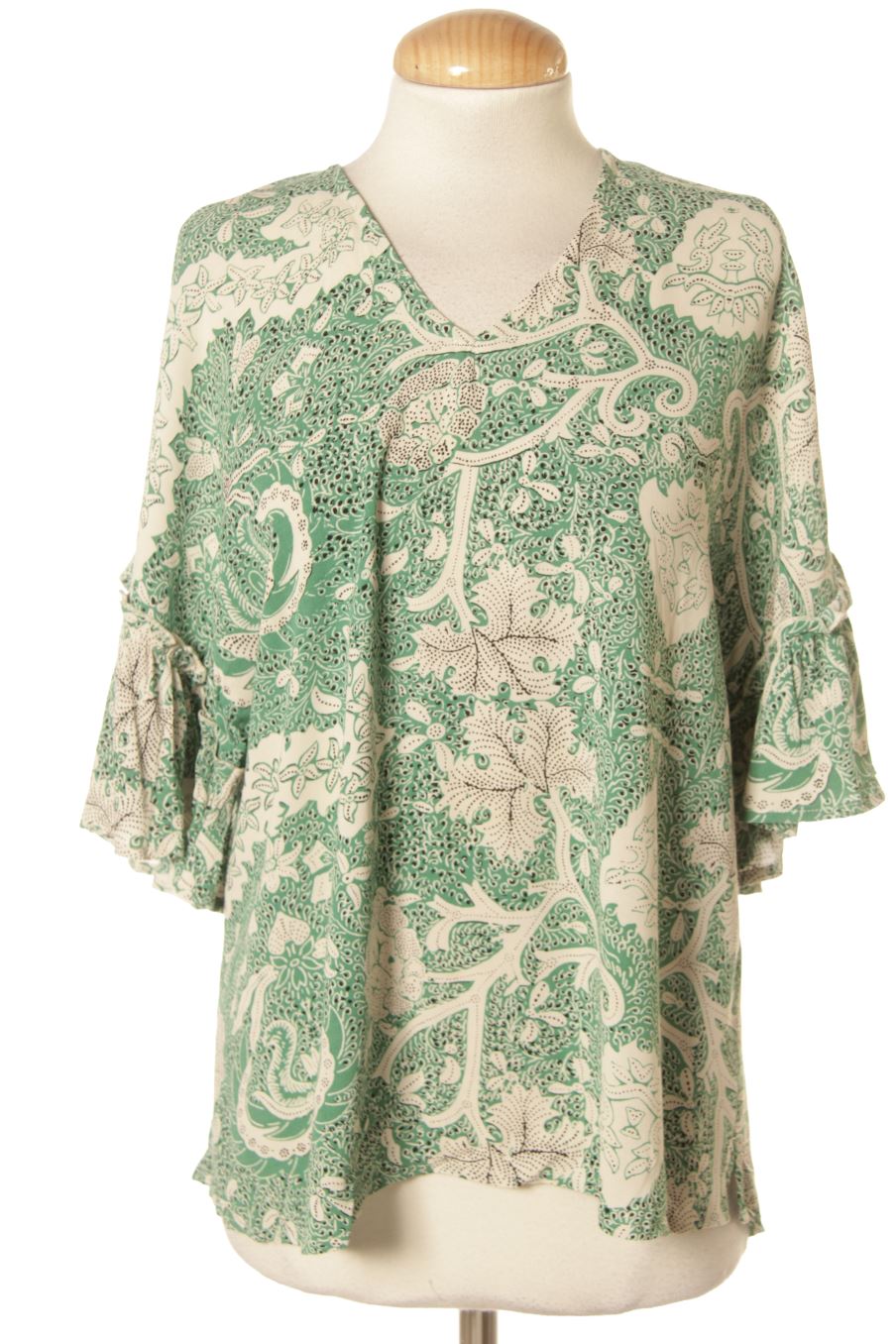 Blouse à manches courtes Elora de la taille M, de couleur imprimés