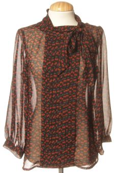 Blusa a maniche lunghe 38 Adolfo Dominguez