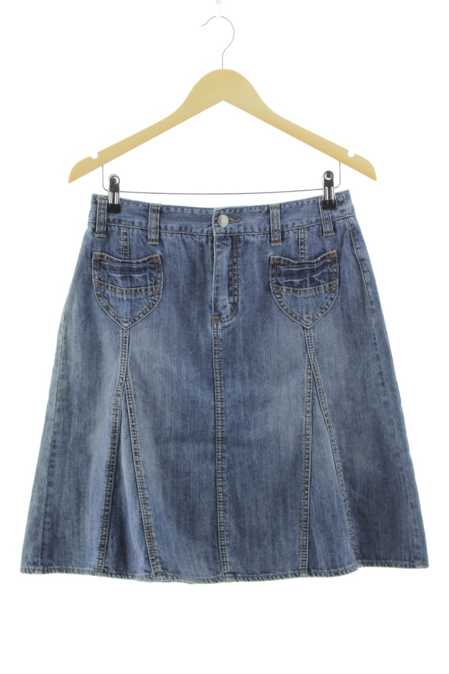 Jupe Street one de la taille 36, de couleur bleu de denim