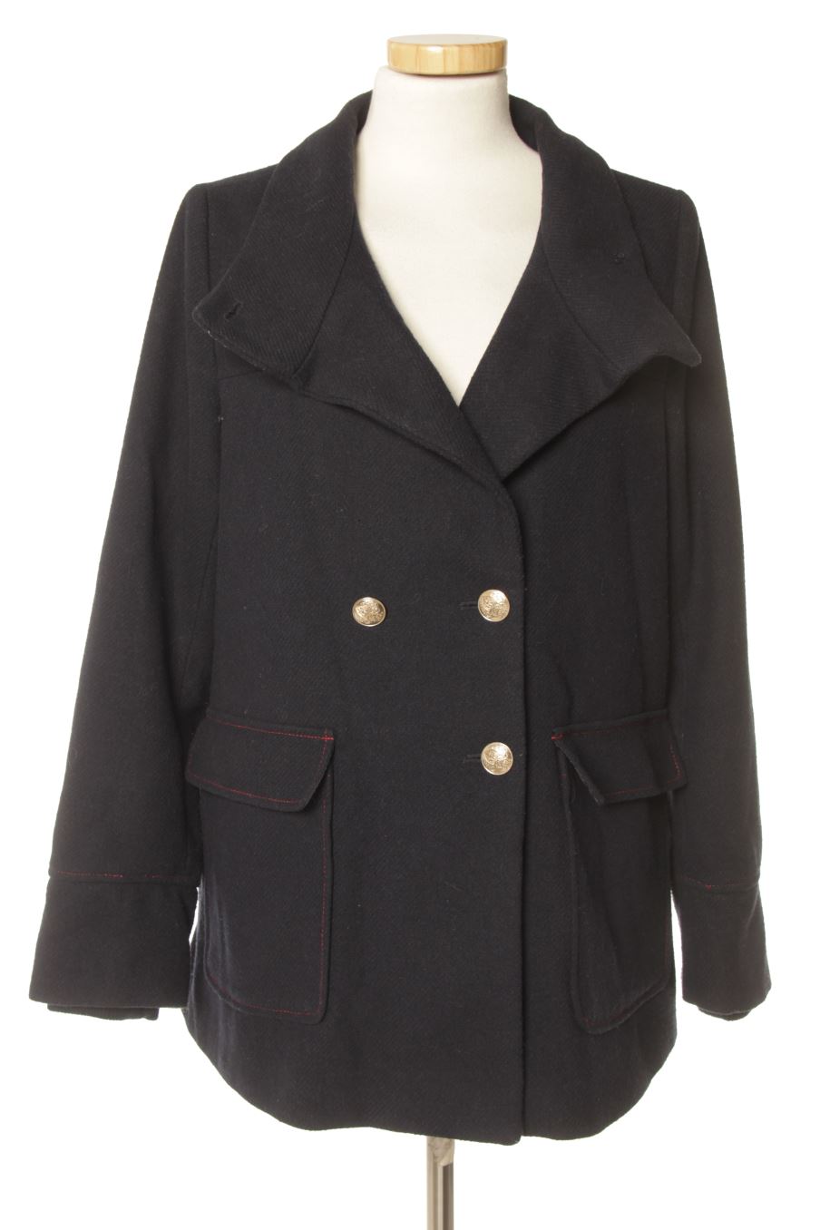 Manteau Camaieu de la taille 36, de couleur bleu marine