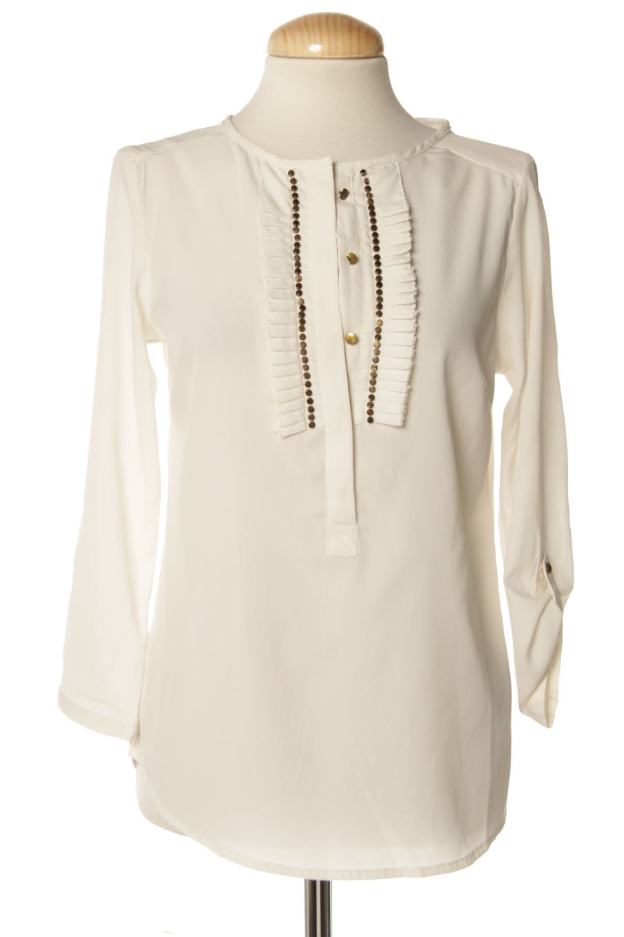 Blusa de manga larga de Sfera de la talla S, de color blanco