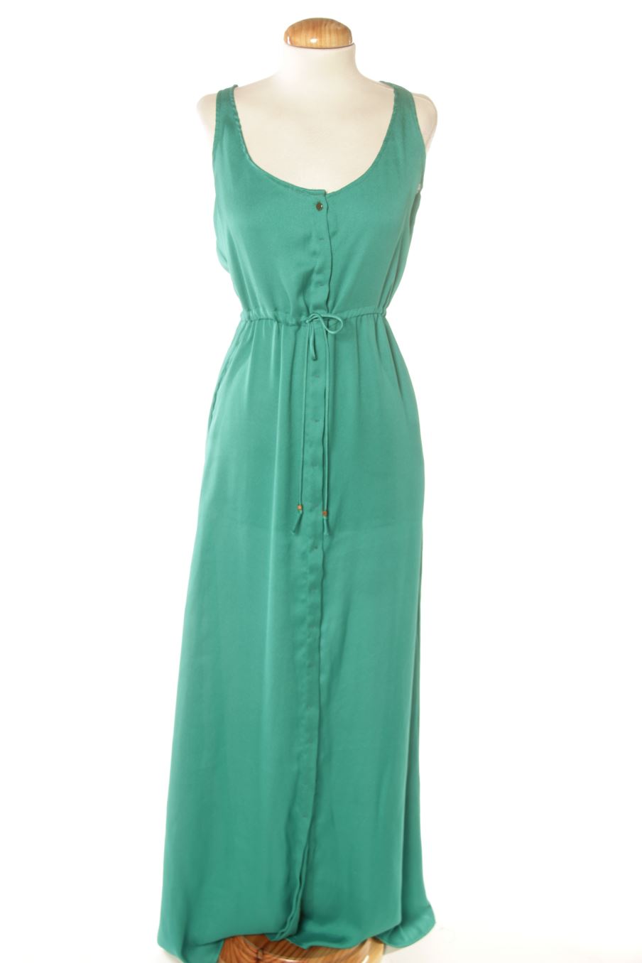 Robe casual Mango de la taille XS, de couleur vert
