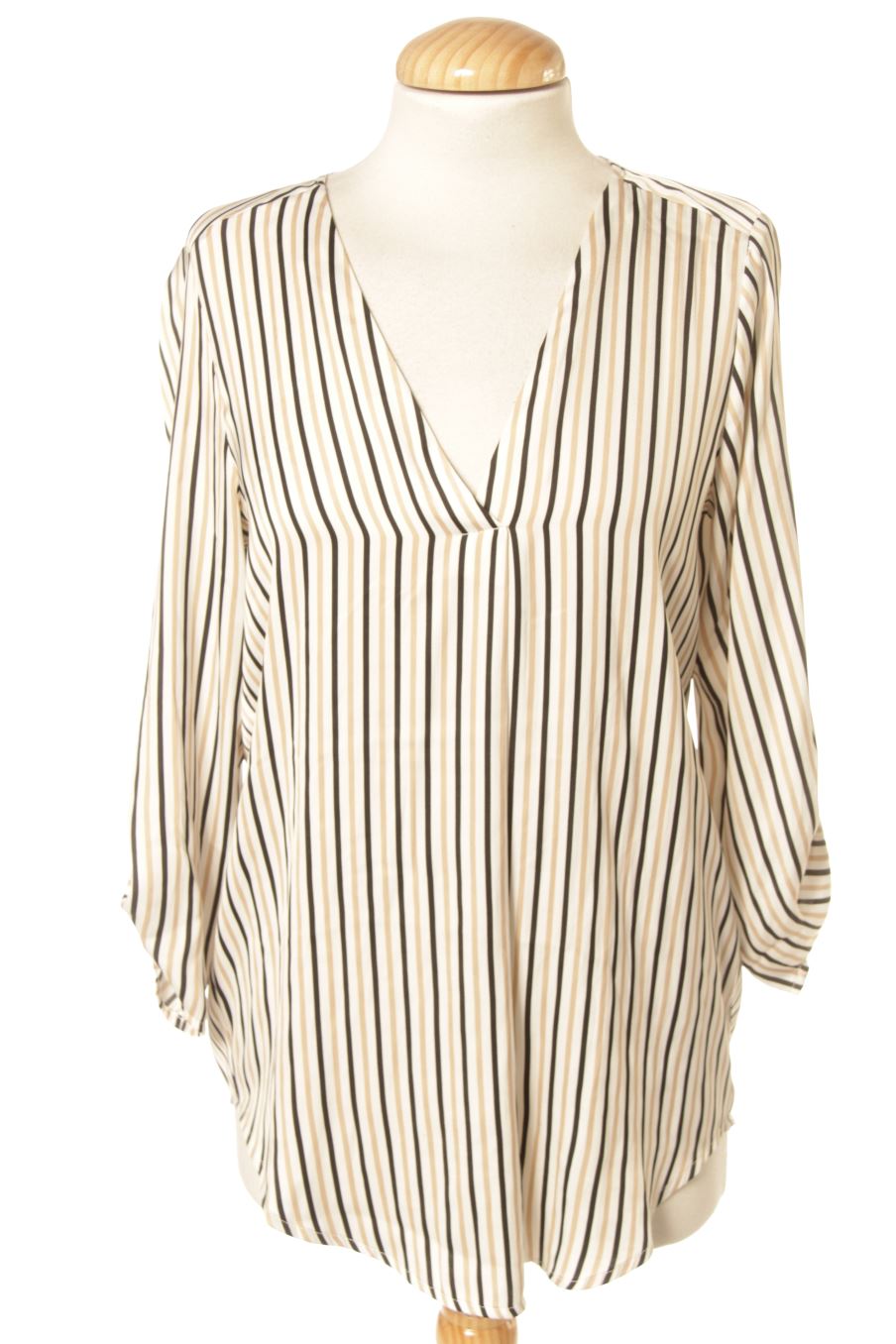 Blouse à manches longues Stradivarius de la taille S, de couleur rayures