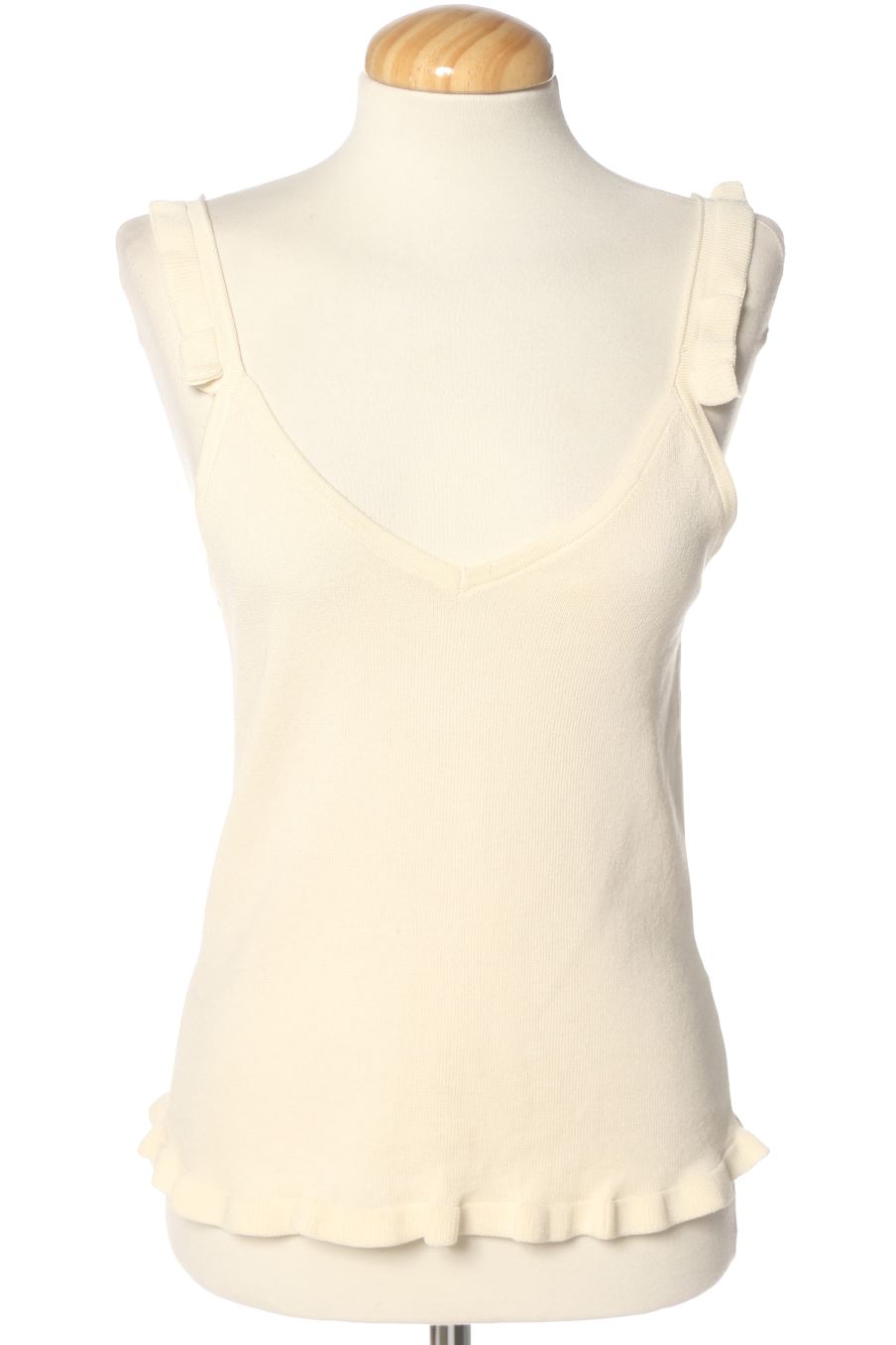 Top de polín et moi de la talla S, de color bianco