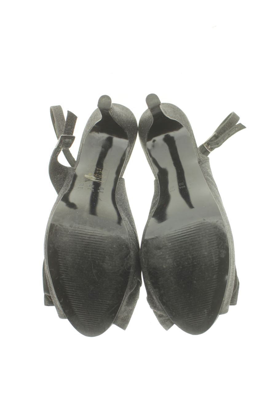 Sandalias tacon de COSMOPARIS de la talla 37, de color negro de