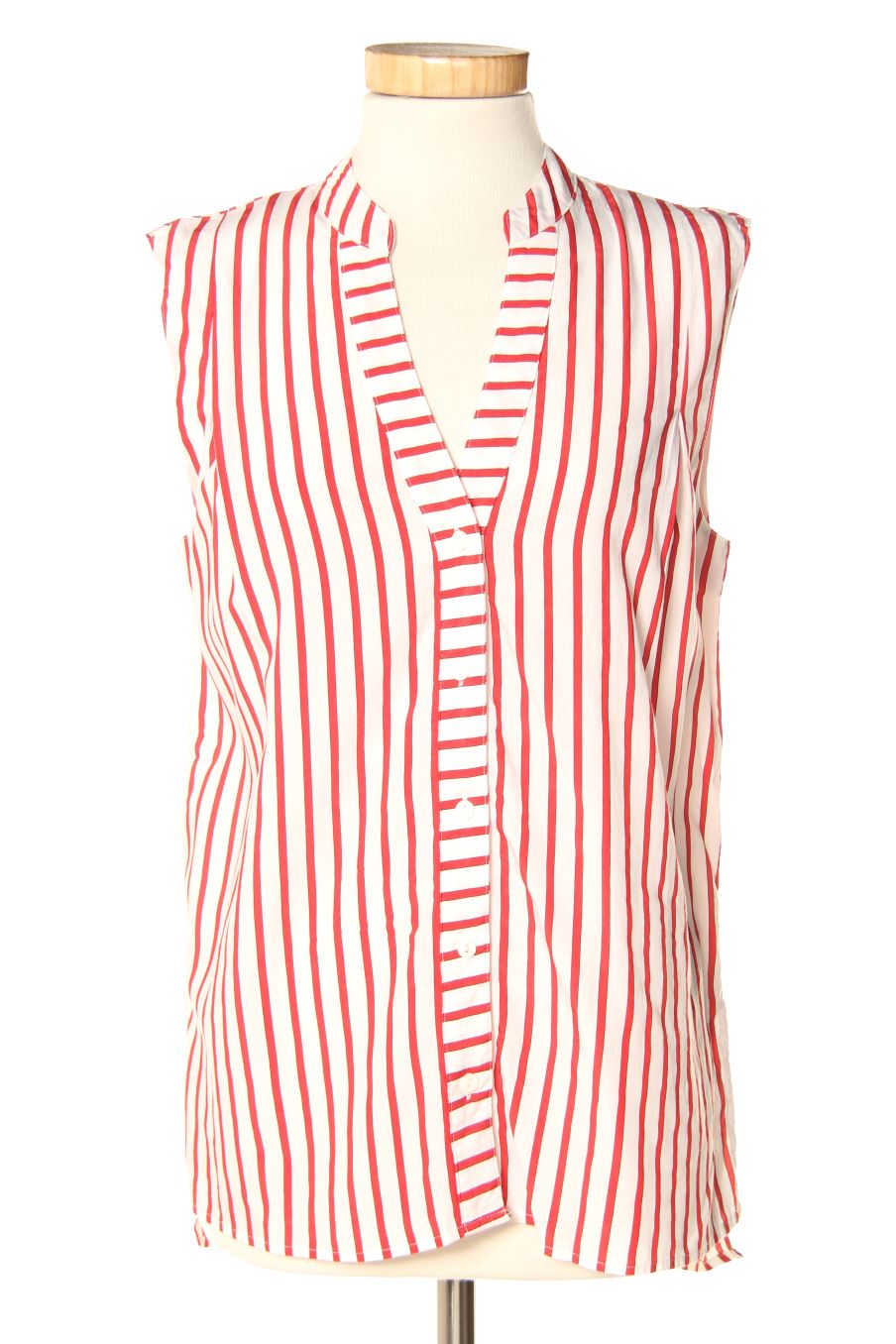 Camisa sin mangas de Mango de la talla S, de color rayas