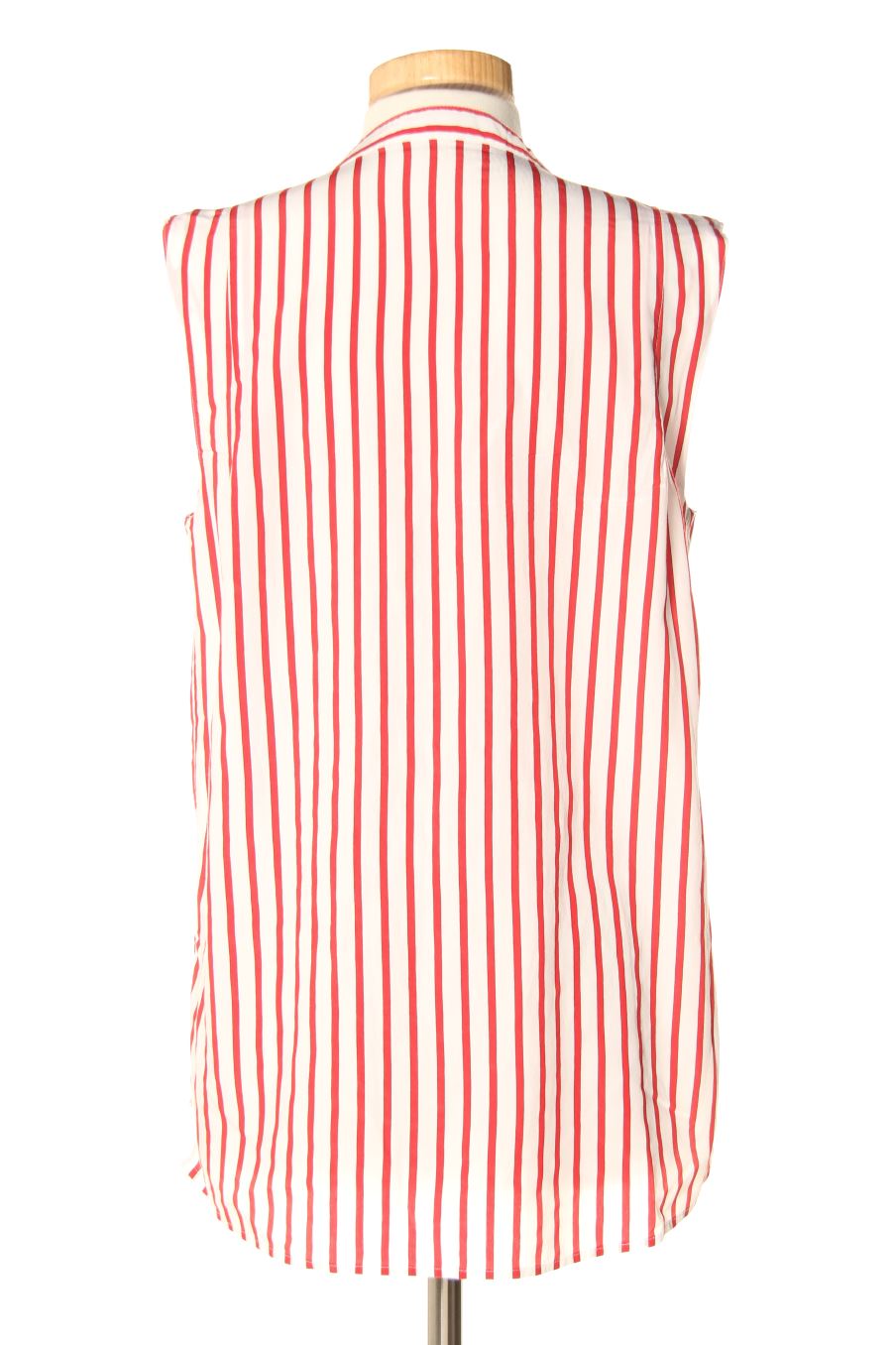 Camisa sin mangas de Mango de la talla S, de color rayas