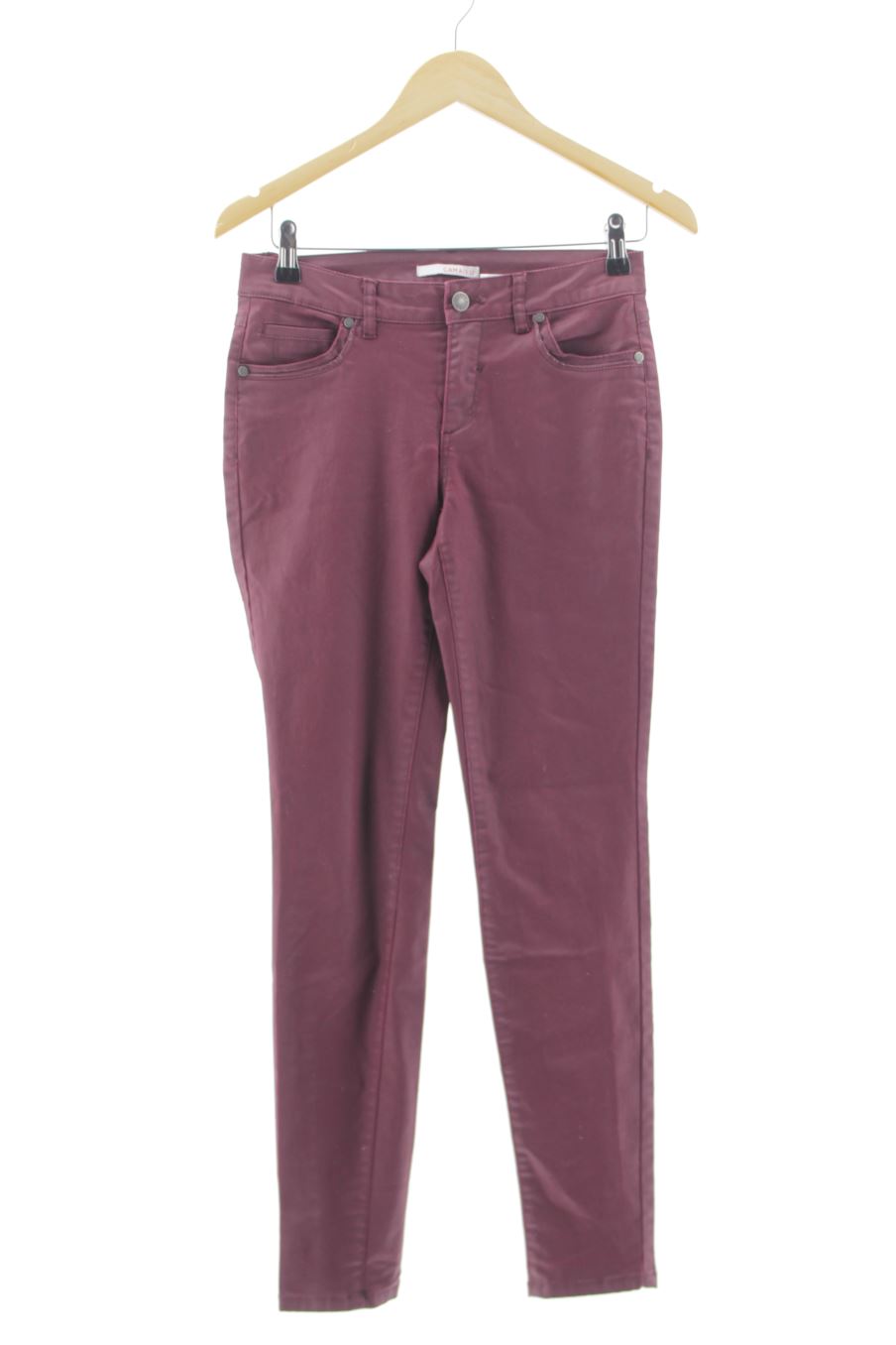 Vaquero de Camaieu de la talla 38, de color burdeos de ropa vaquera