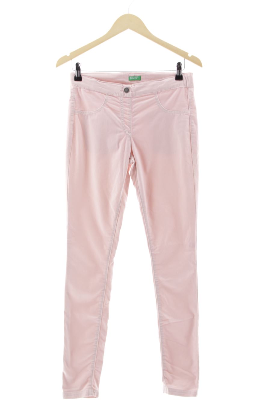 Vaquero de Benetton de la talla 38, de color rosa de ropa vaquera