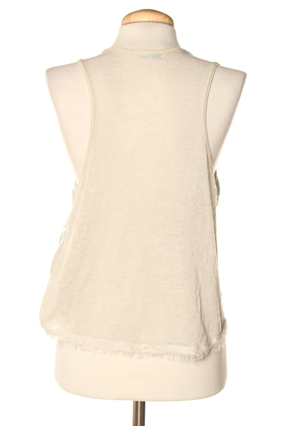 Chaleco de tela de Renatta&go de la talla S, de color beige