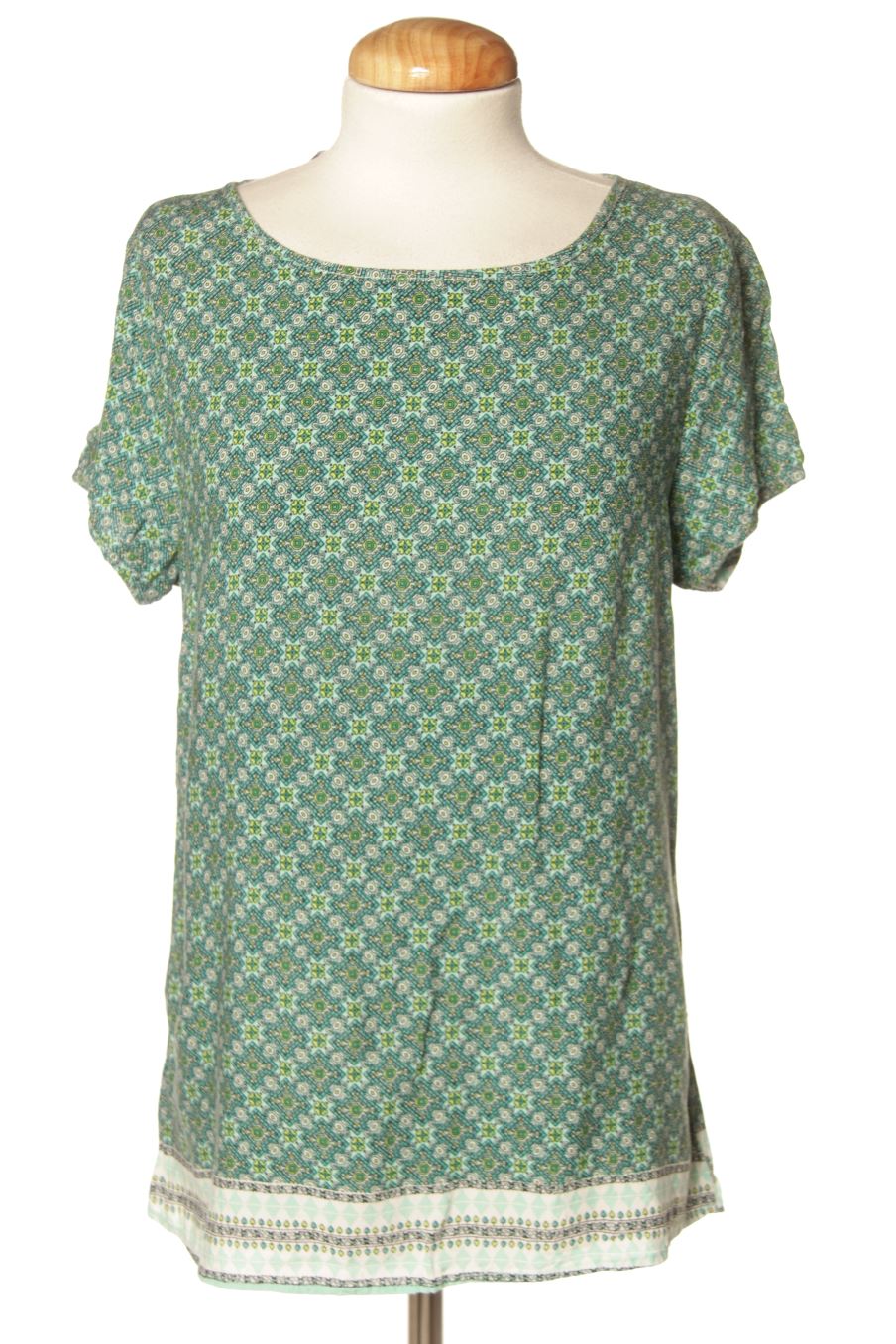 Blouse à manches courtes RAGGED de la taille M, de couleur imprimés
