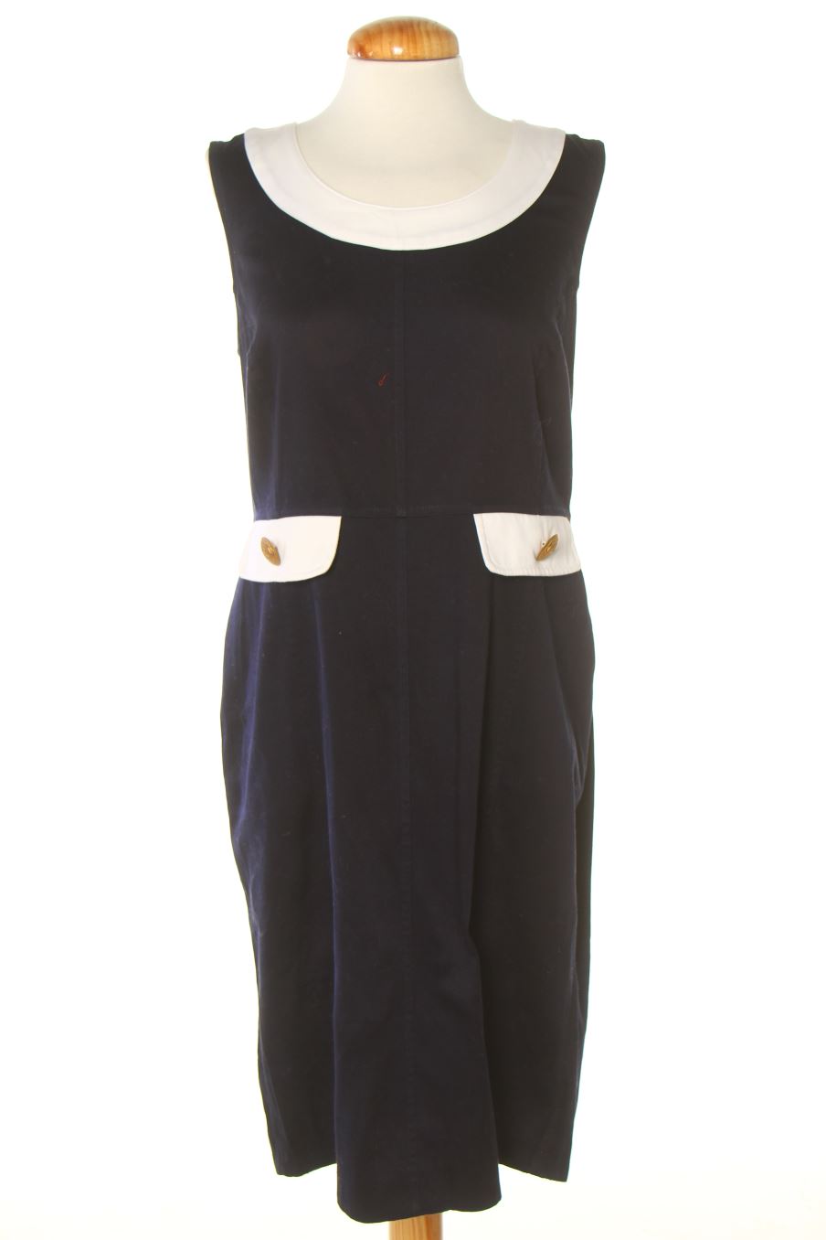 Robe casual Cordon de la taille 44, de couleur bleu marine