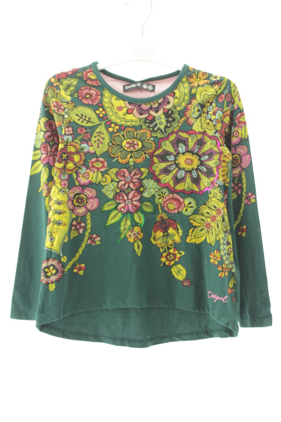 Camiseta de manga larga de Desigual de la talla 7 años con etiqueta