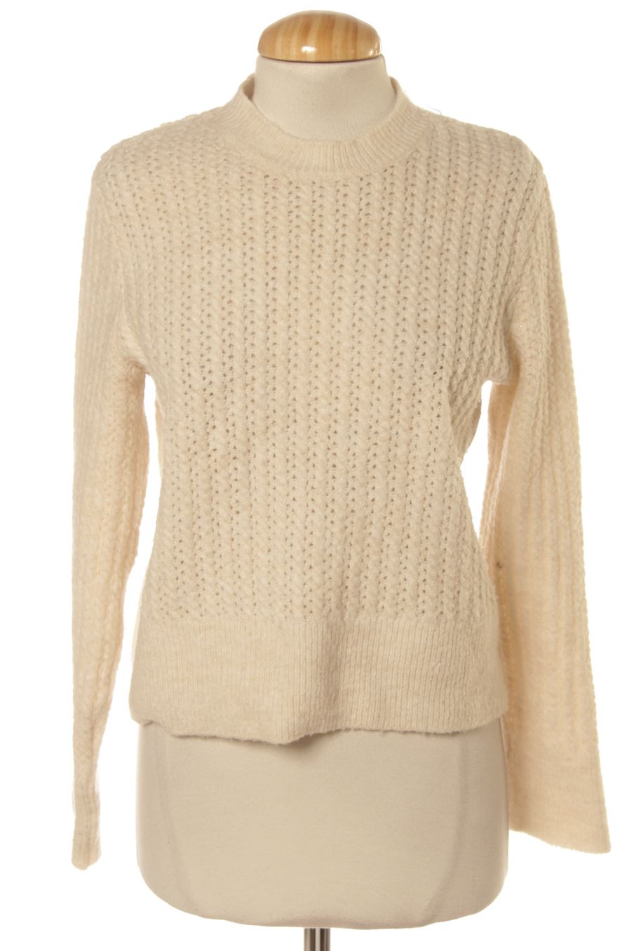 Pull Mango de la taille XS, de couleur blanc