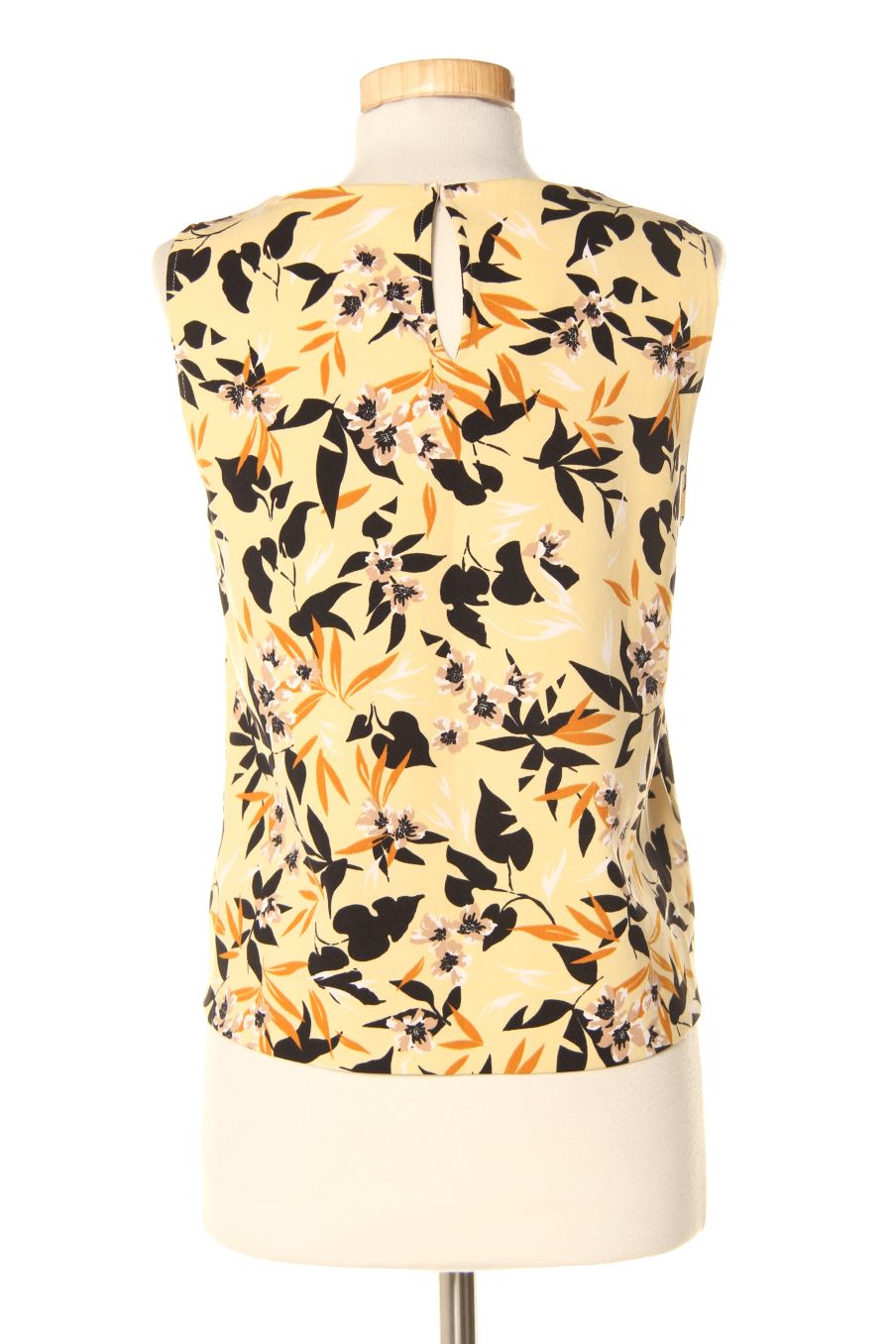 Top de Mango de la talla S, de color flores