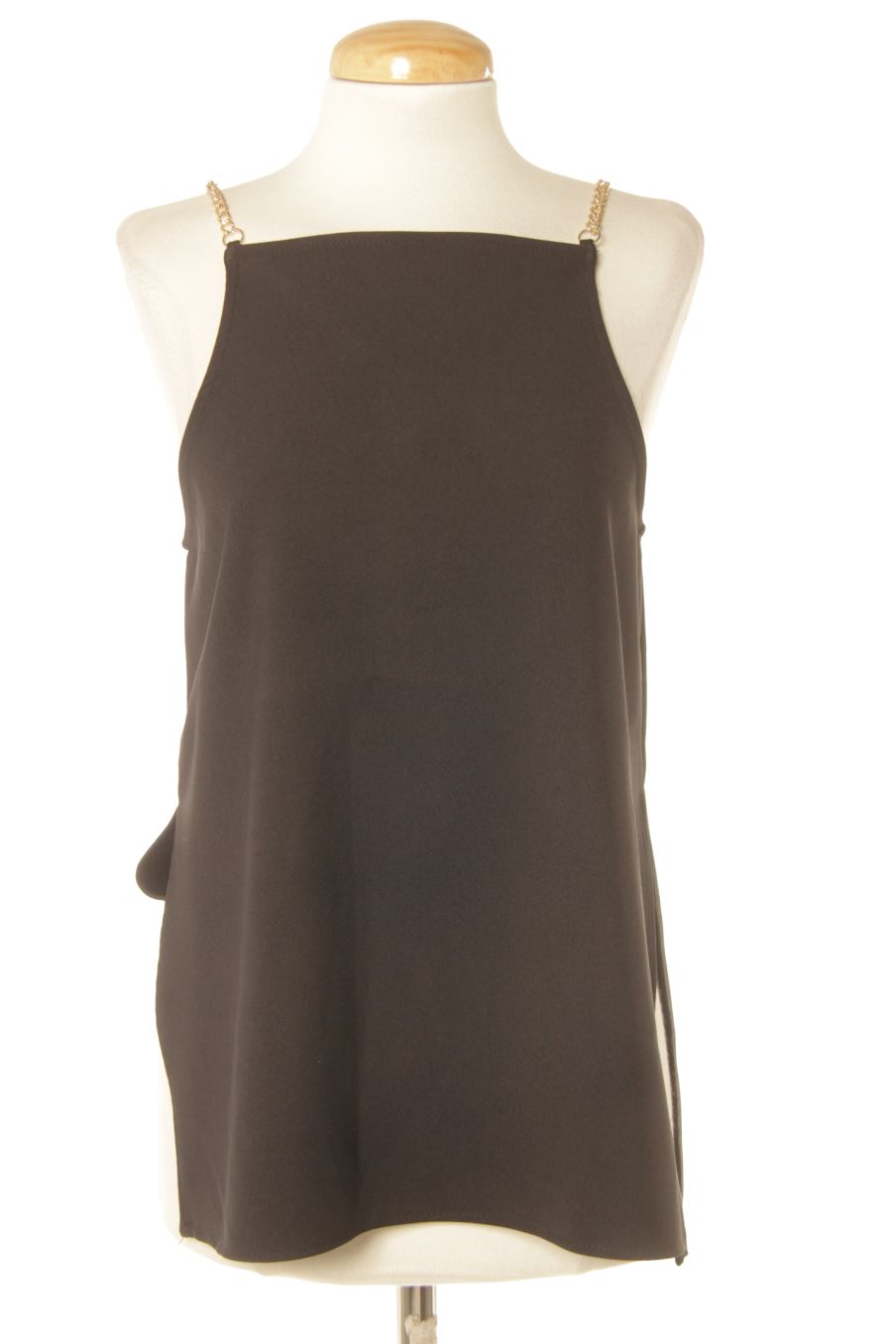 Top de Zara de la talla XS, de color nero