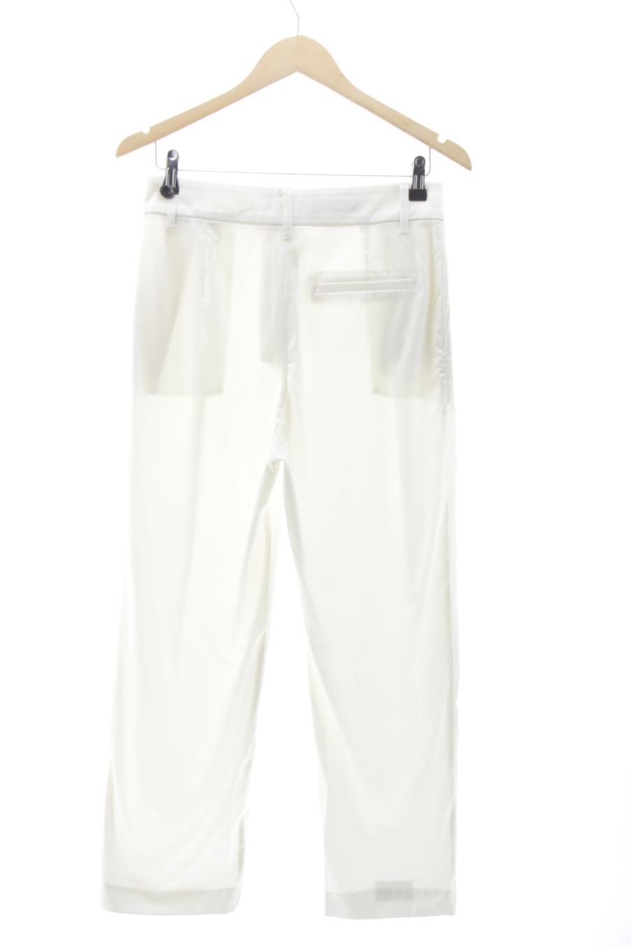 Pantalon Zara de la taille XS, de couleur blanc