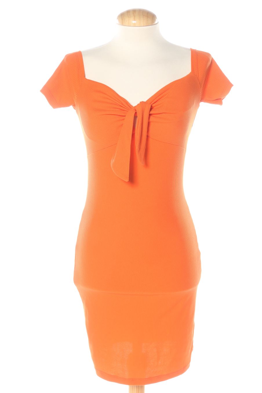 Vestito casual de Made in italy de la talla XS, de color arancione