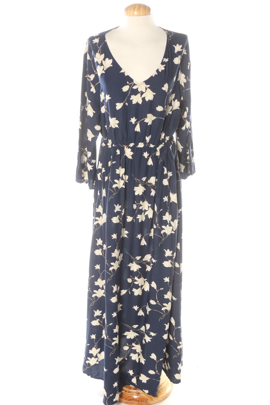 Robe casual natura de la taille L, de couleur bleu