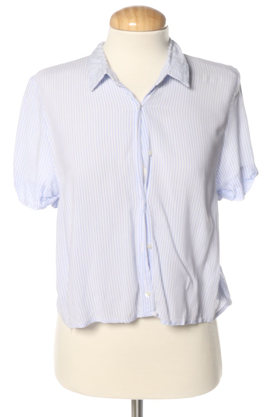Camicia de Pull & Bear de la talla S, de color righe