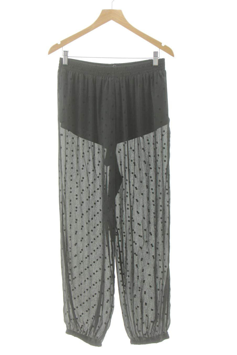 Pantalon Casual Zara de la taille S, de couleur noir