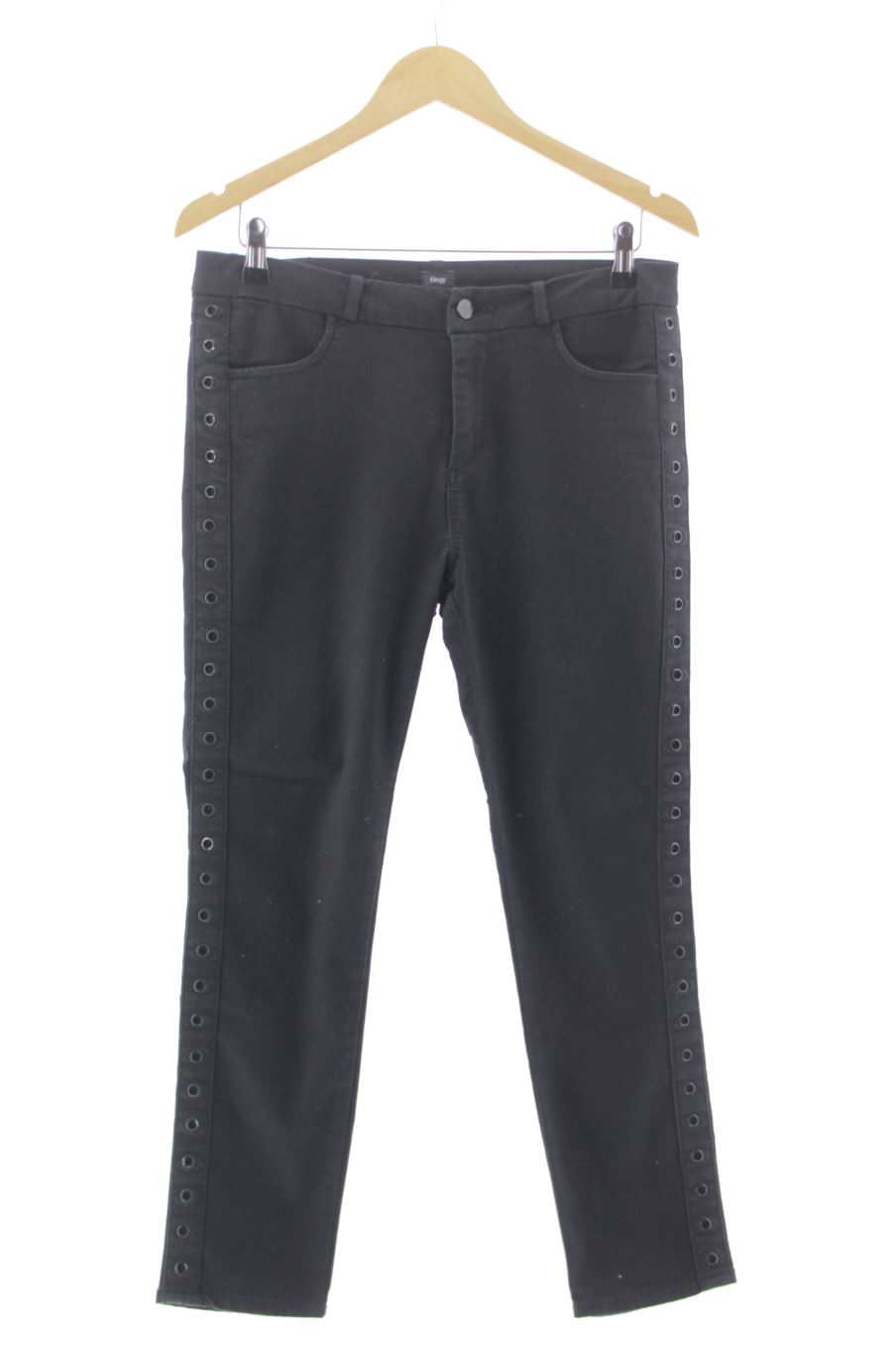 Jeans Elogy de la taille 40, de couleur noir de denim