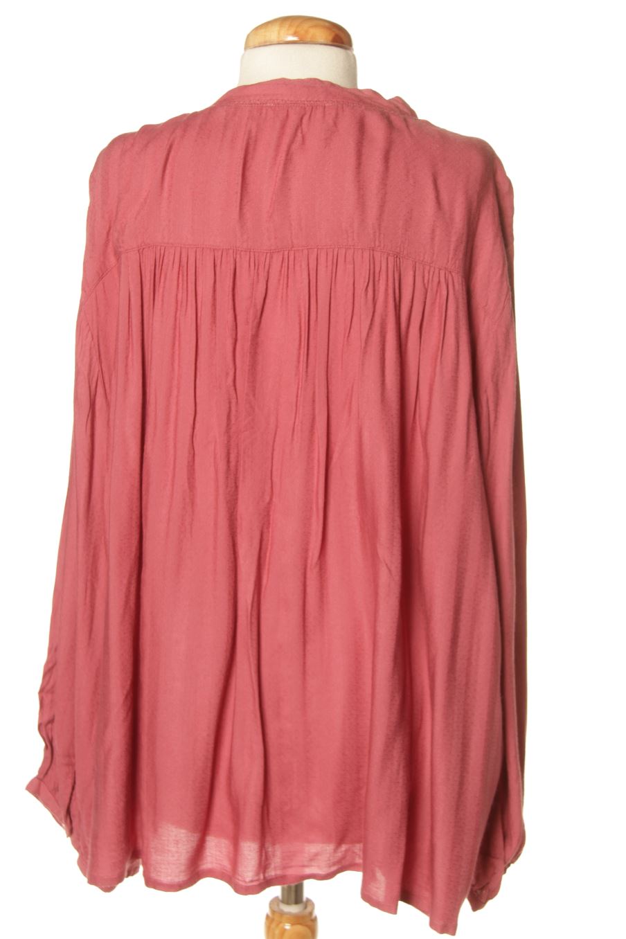 Blouse à manches longues Couchel de la taille XXL, de couleur rose