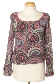 Blusa de manga larga XS Cache cache, foto 1 de 2