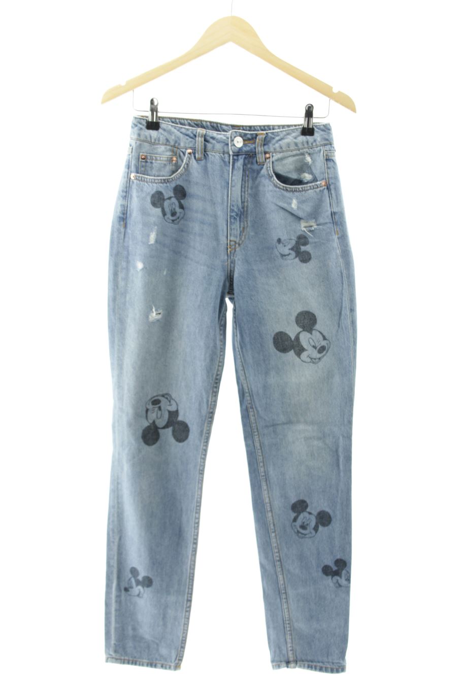 Jeans H&M de la taille 36, de couleur bleu de denim