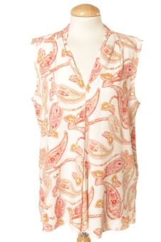 Blouse à manches courtes L Cortefiel