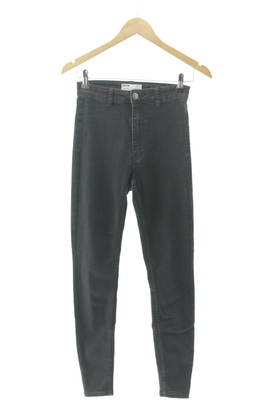 Jeans Bershka de la taille 36, de couleur noir de denim