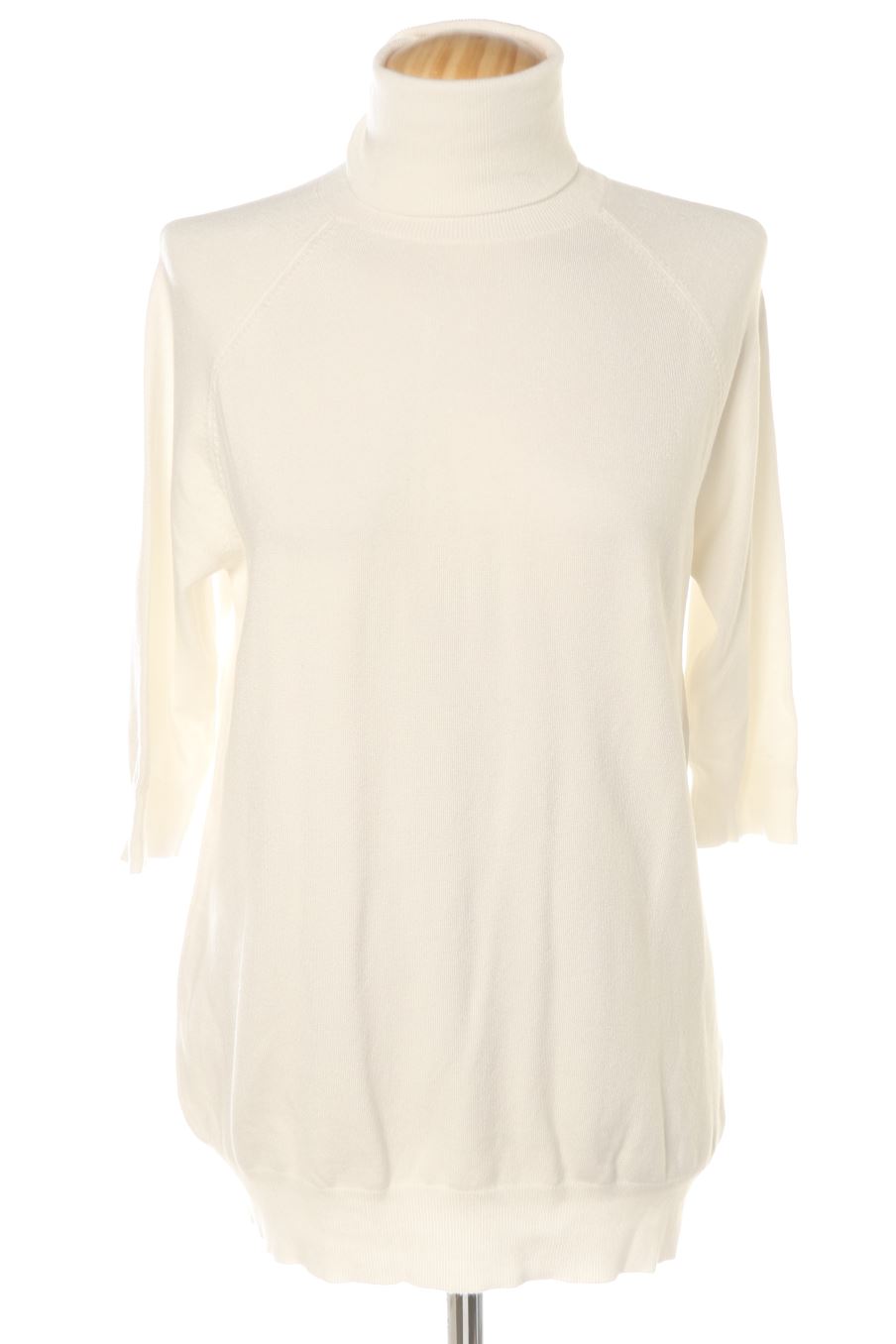 Pull Zara de la taille XL, de couleur blanc