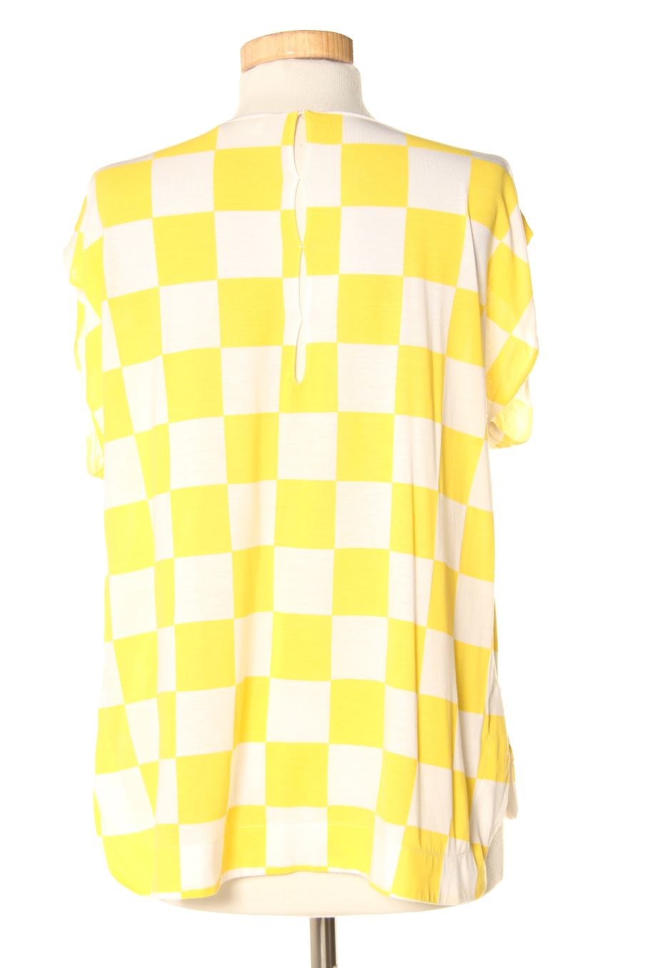 Camiseta de Zara de la talla L, de color cuadros