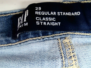 Jeans Gap de la taille 38, de couleur bleu de denim