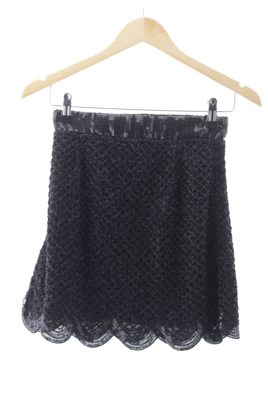 Jupe Top Queens de la taille XS, de couleur noir