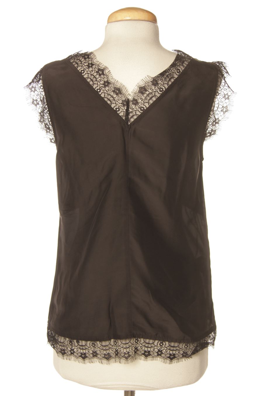 Blouse à manches courtes Pinko de la taille 38, de couleur noir