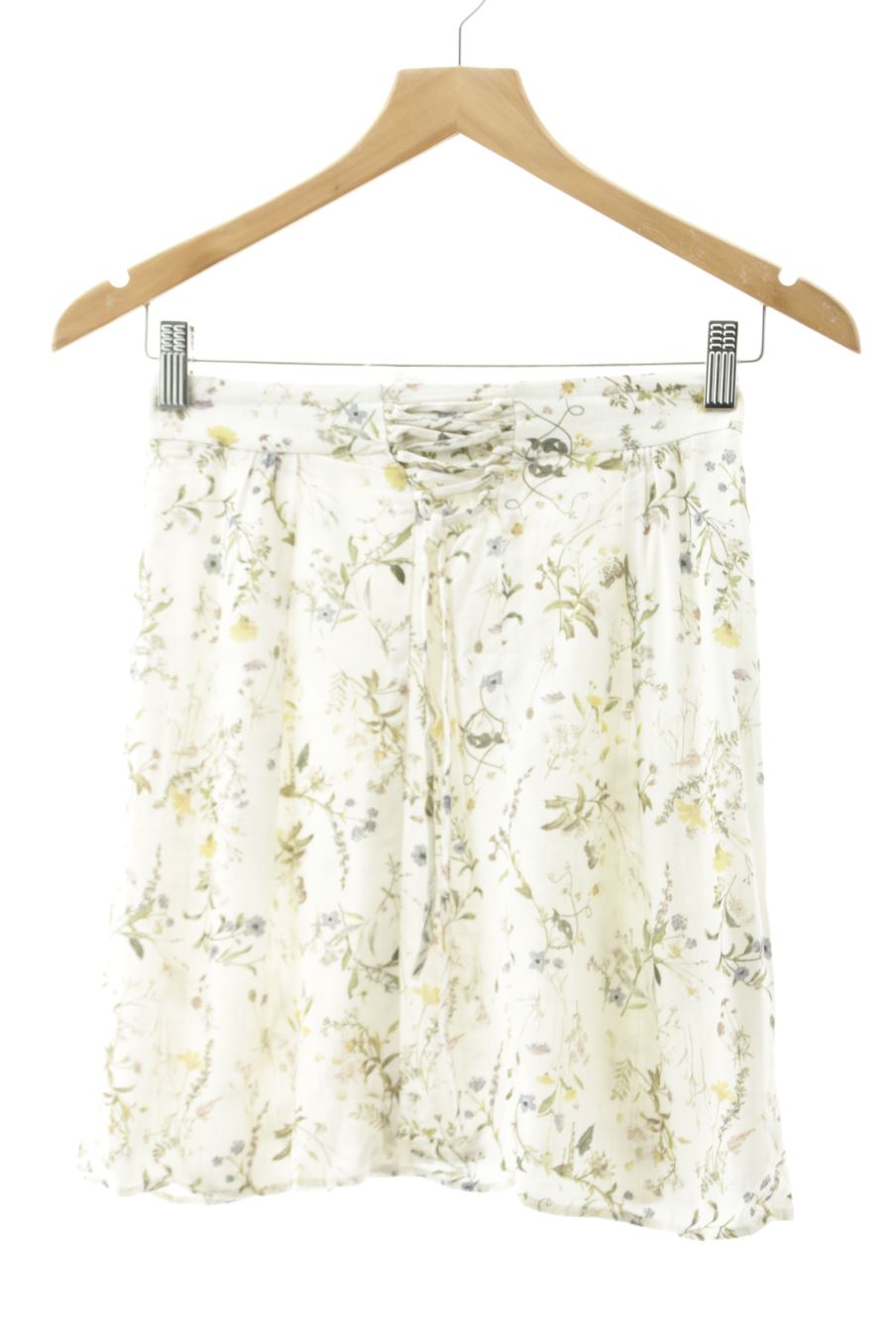 Falda de Naf Naf de la talla 34, de color flores