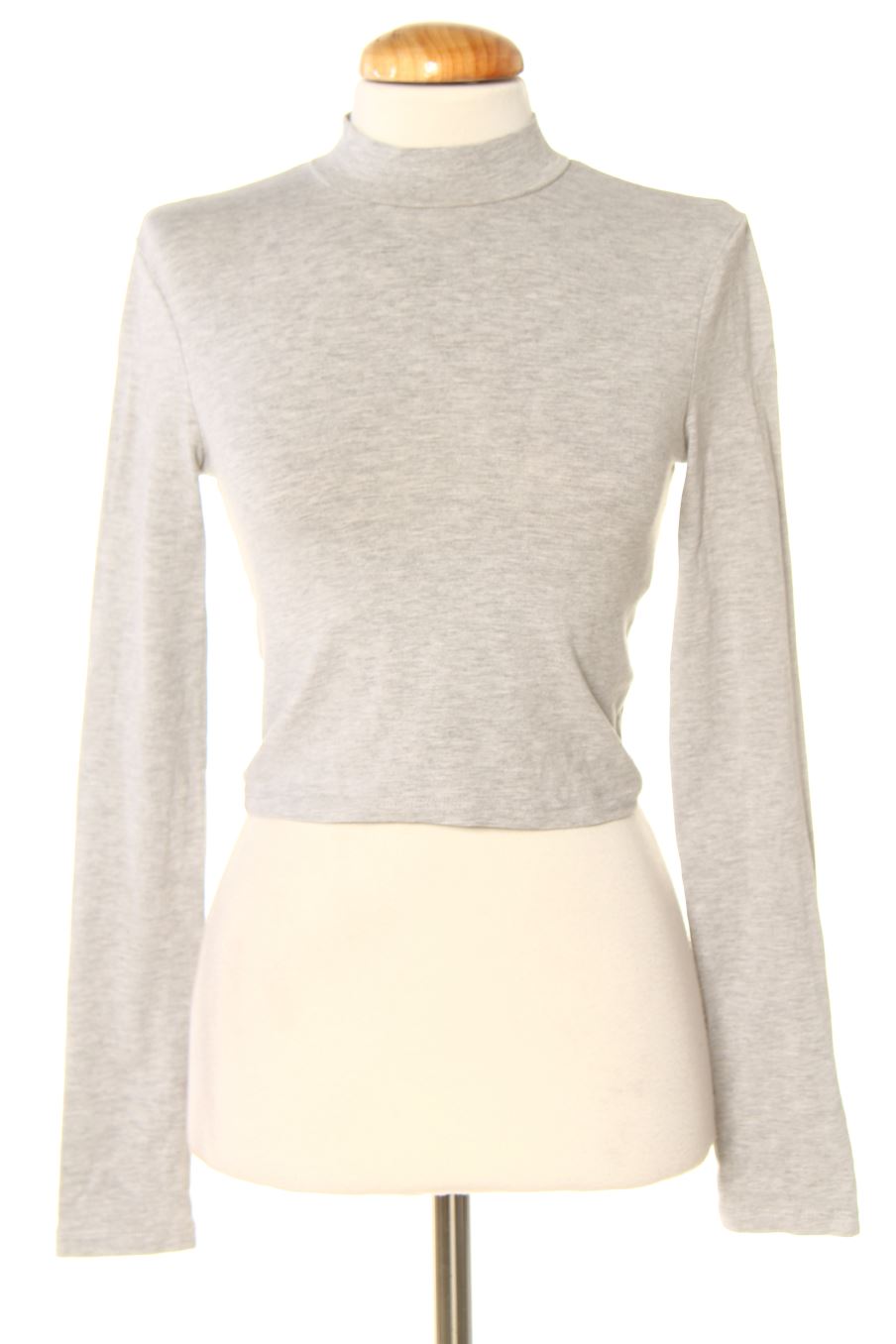 Maglietta a maniche lunghe de Zara de la talla XS, de color grigio