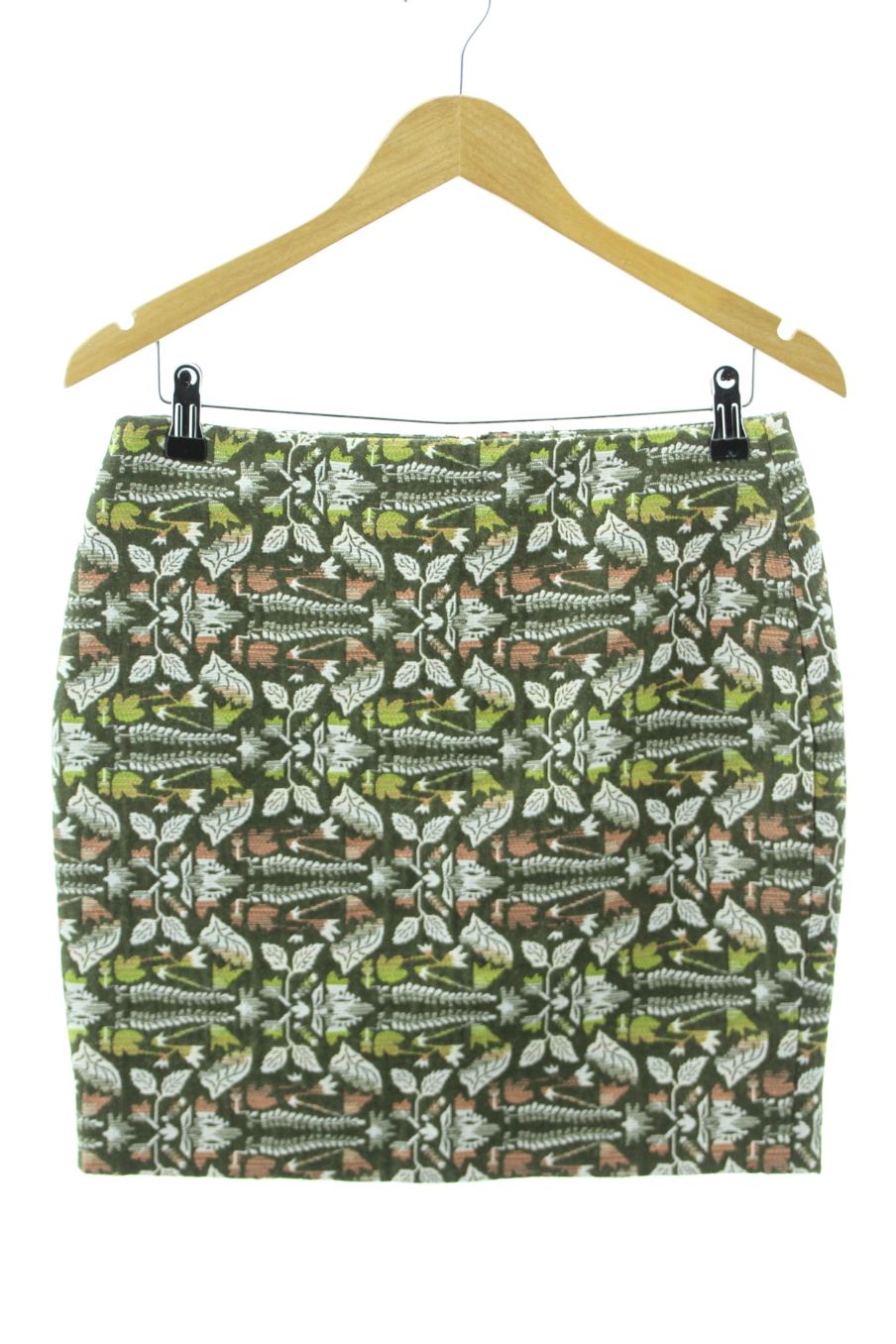 Falda de Cortefiel de la talla S, de color estampado