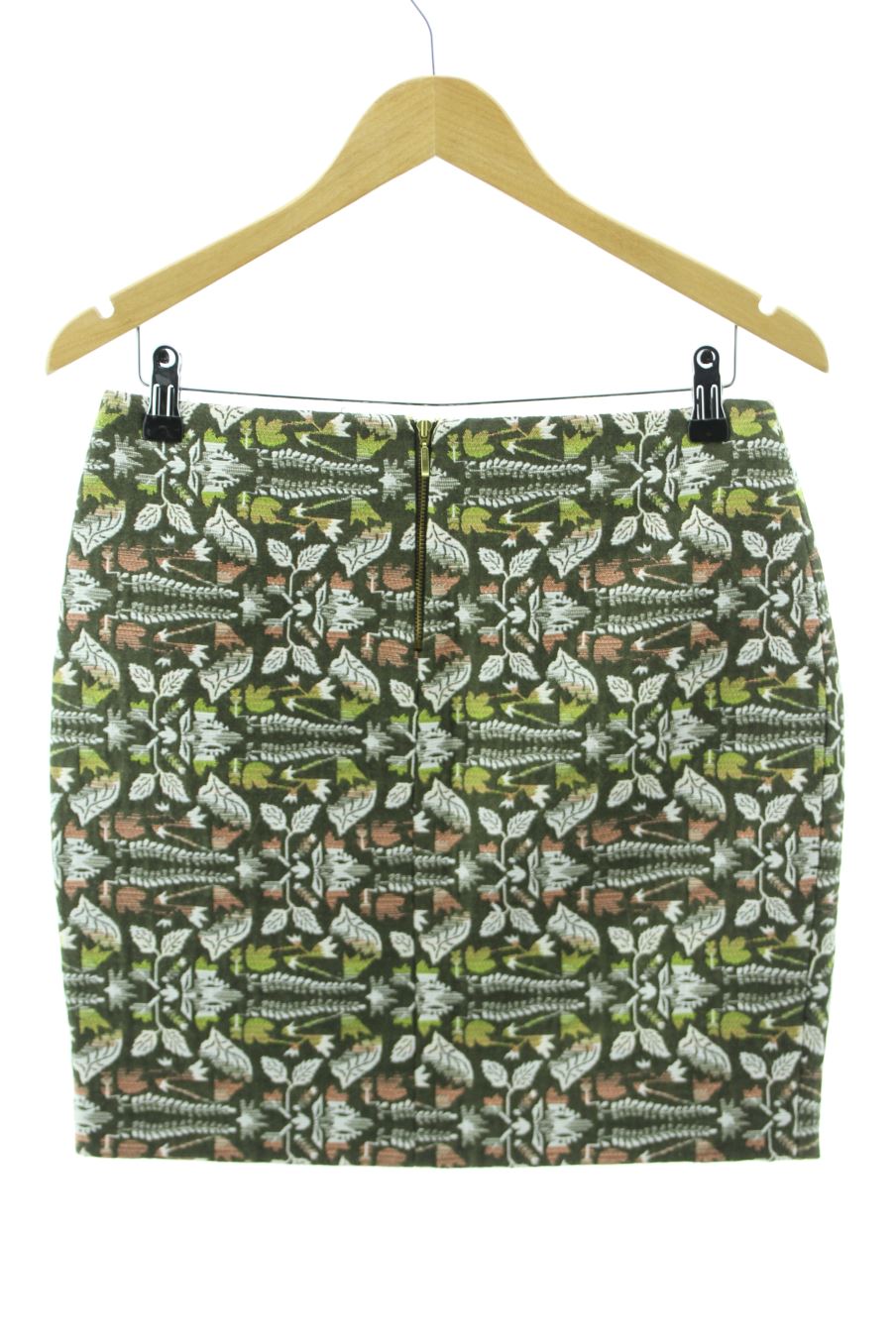 Falda de Cortefiel de la talla S, de color estampado