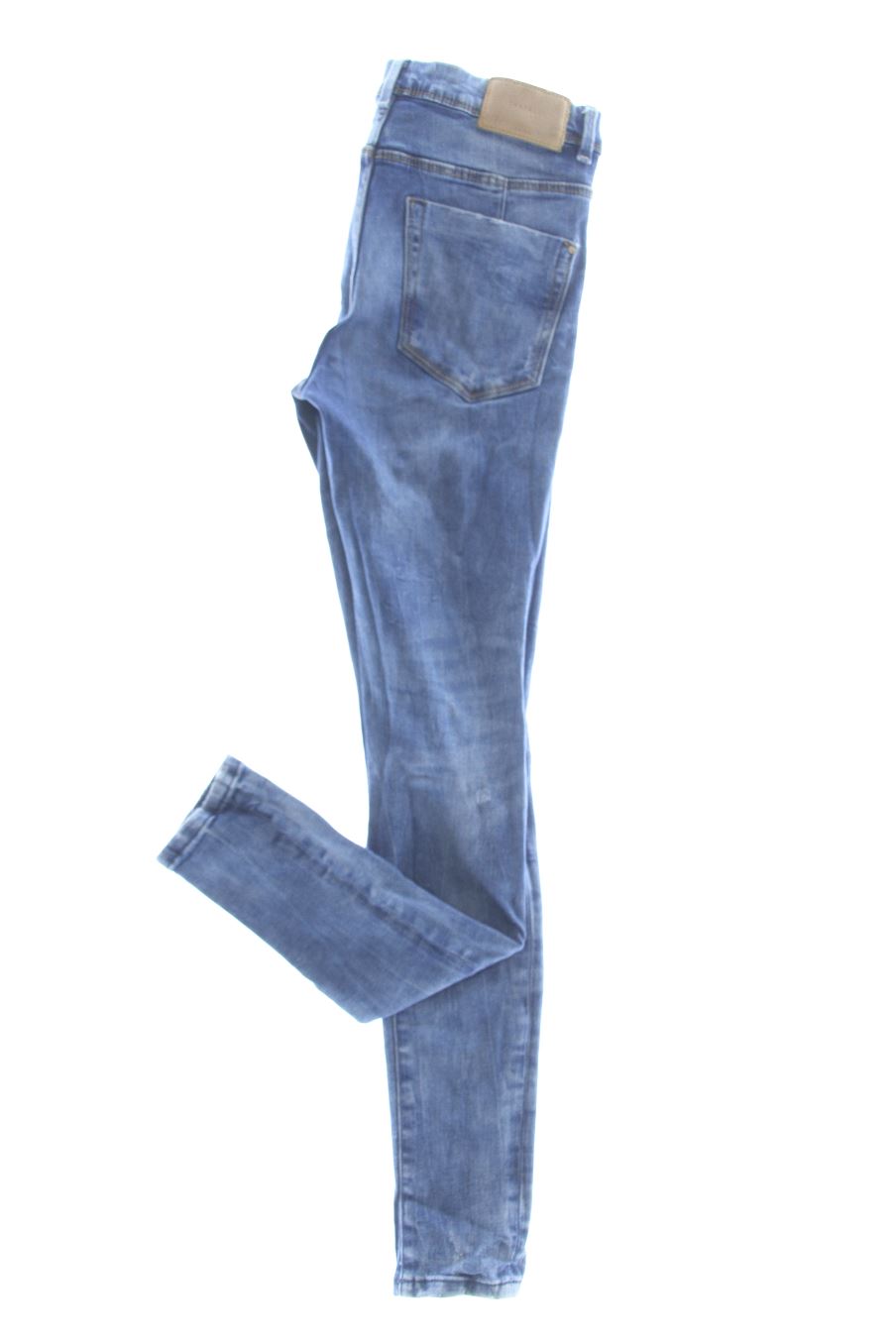 Vaqueros de Trf (ZARA) de la talla 36, de color azul de ropa vaquera