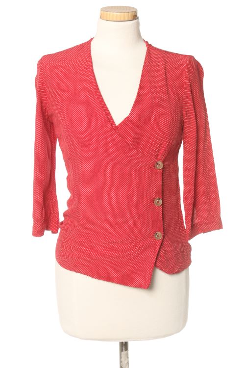 Blusa a maniche lunghe