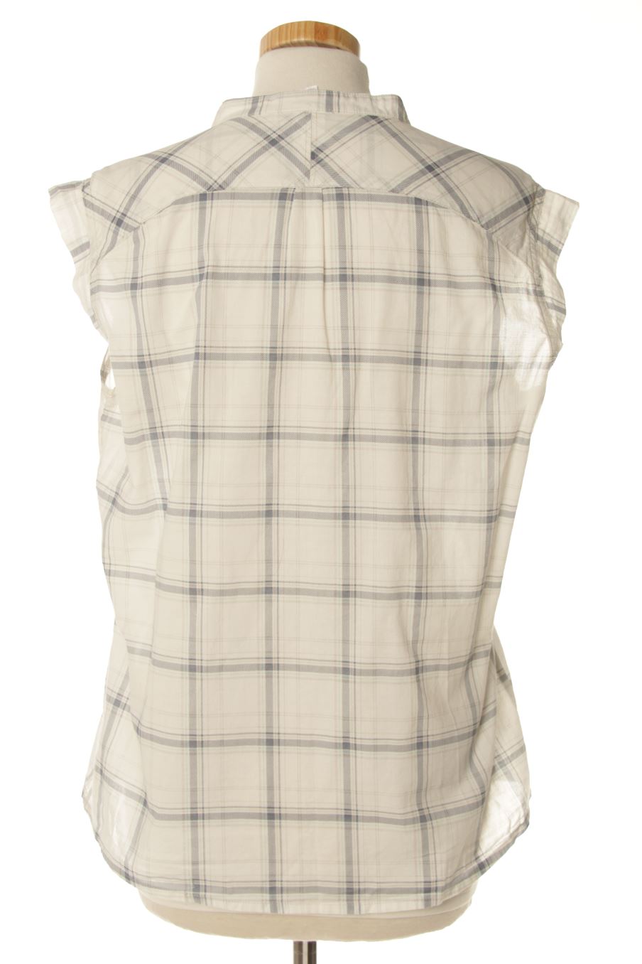 Camisa sin mangas de Decathlon de la talla 42, de color cuadros