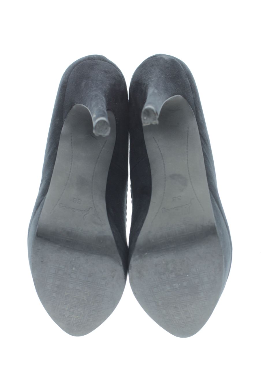 Zapatos de tacon de Stradivarius de la talla 38, de color negro de